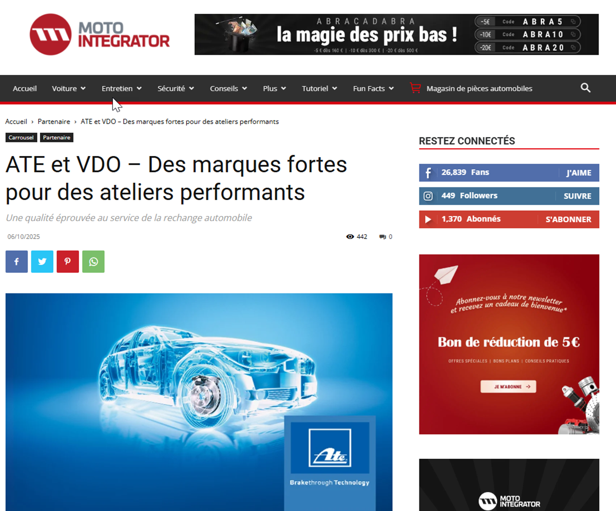 Moto Integrator ATE & VDO