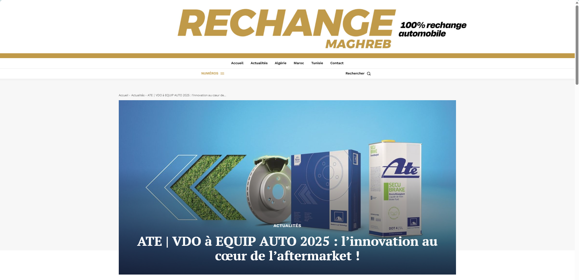 ATE | VDO à EQUIPAUTO 2025 : l’innovation au cœur de l’aftermarket !